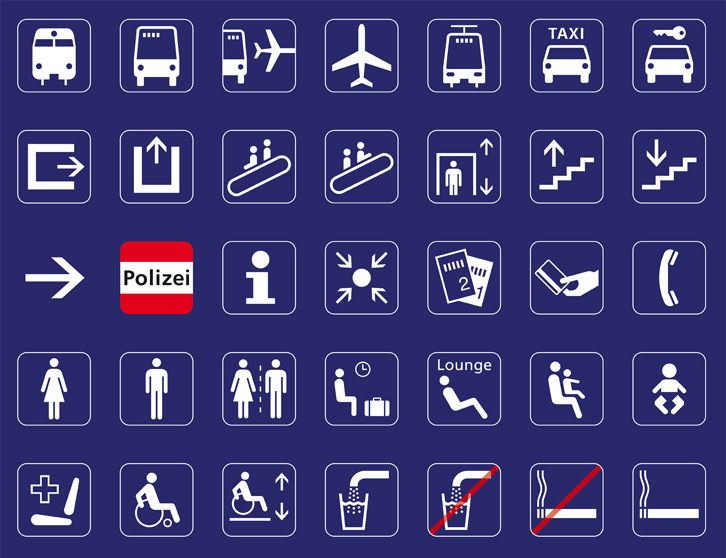 Piktogramme ÖBB